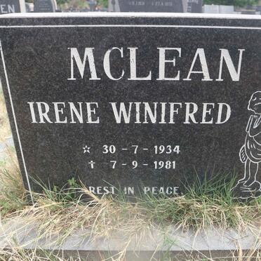 MCLEAN Irene Winifred 1934-1981