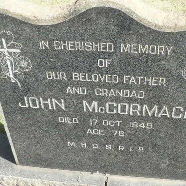 McCORMACK John -1948