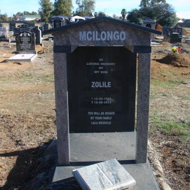 MCILONGO Zolile 1975-2012