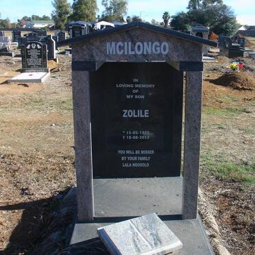 MCILONGO Zolile 1975-2012