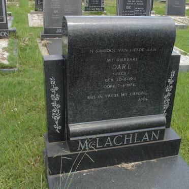 McLACHLAN Dar'l 1911-1974