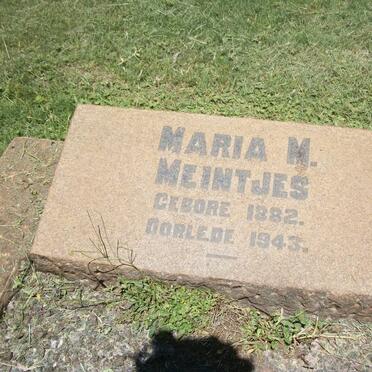 MEINTJES Maria M. 1882-1943