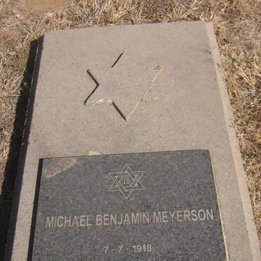MEYERSON Michael Benjamin -1918