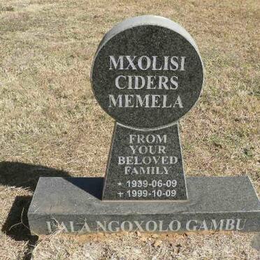 MEMELA Mxolisi Ciders 1999-1999