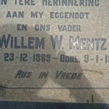 MENTZ Willem W. 1889-1960