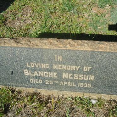 MESSUM Blanche -1935