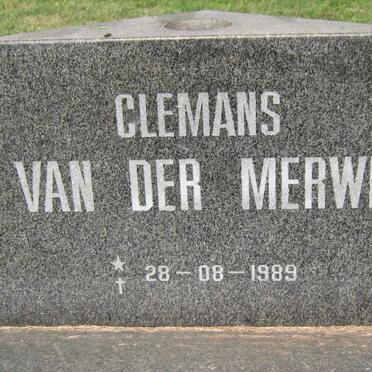 MERWE Clemans, van der 1989-1989