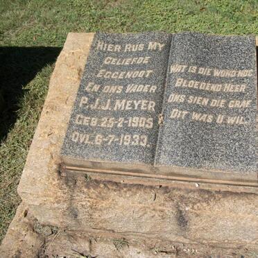 MEYER P.J.J. 1905-1933