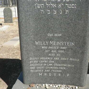 MEINSTEIN Willy -1990