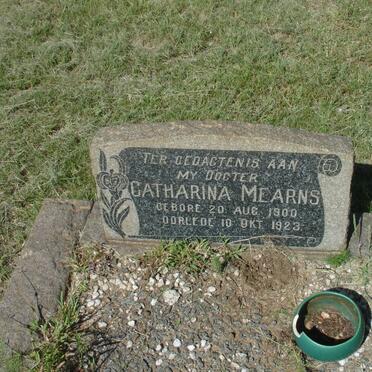 MEARNS Catharina 1900-1923