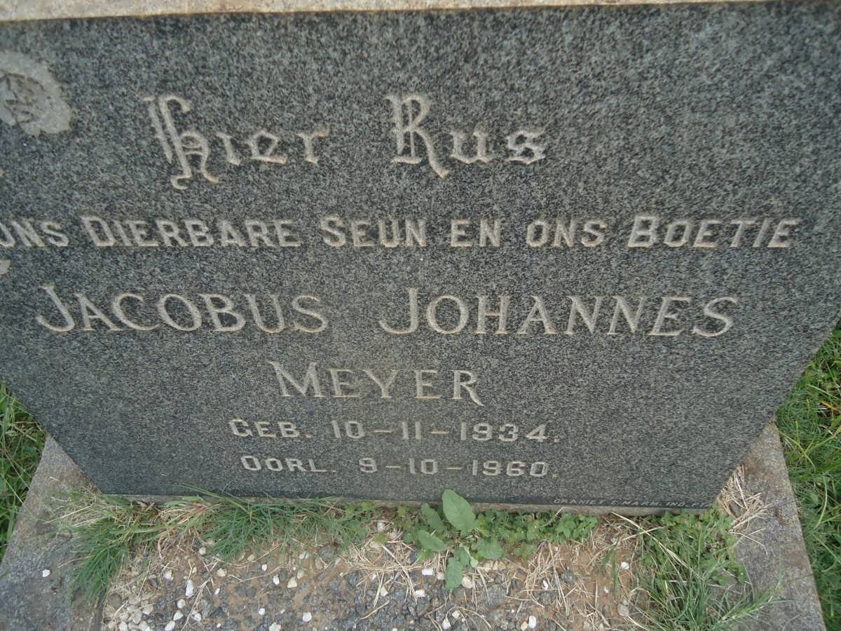 MEYER Jacobus Johannes 1934-1960