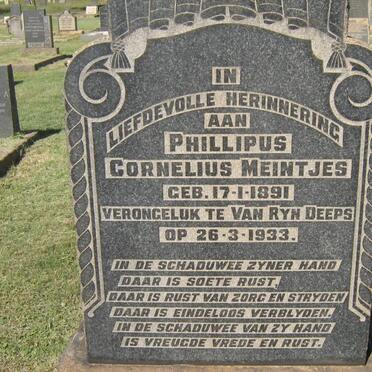 MEINTJES Phillipus Cornelius 1891-1933 :: SMITH William Alfred 1907-191?