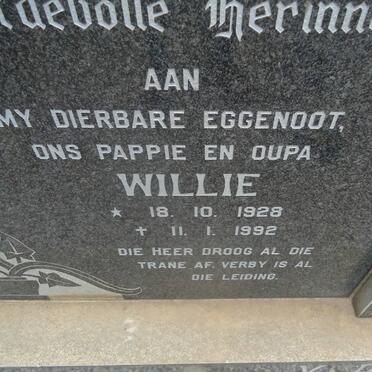 MERWE Willie, van der 1928-1992