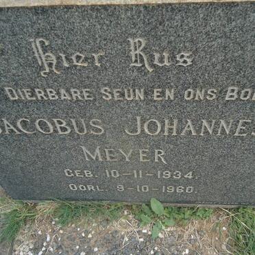 MEYER Jacobus Johannes 1934-1960