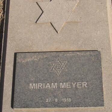 MEYER Miriam -1918