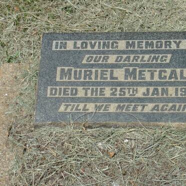 METCALF Muriel -1933