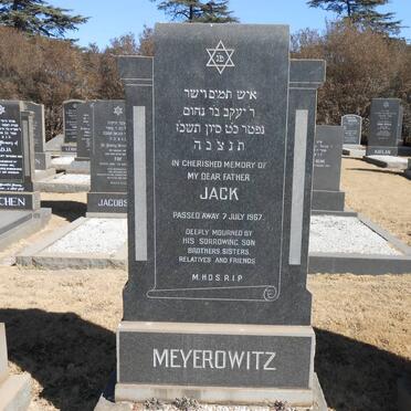 MEYEROWITZ Jack -1967