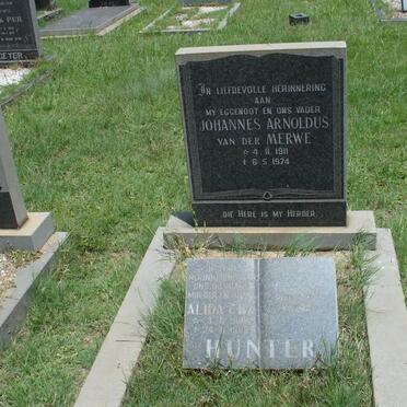 MERWE Johannes Arnoldus, van der 1911-1974