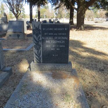 METROWICH Albert Percival -1960