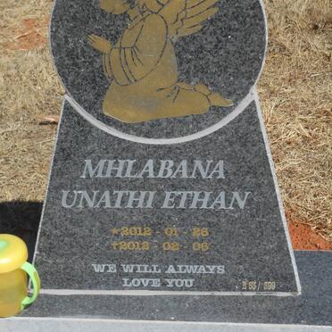 MHLABANA Unathi Ethan 2012-2012