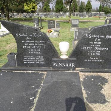 MINNAAR Paul Jacobus 1918-1975 &amp; Helena Susanna 1925-2000