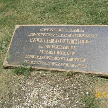 MILLS Wilfred Edgar -1940