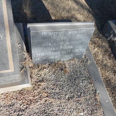 MILNS Christina Elizabeth 1910-1991