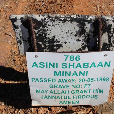 MINANI Asini Shabaan -1998