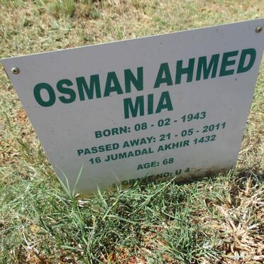 MIA Osman Ahmed 1943-2011