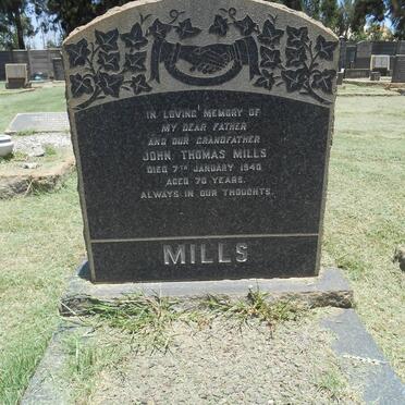 MILLS John Thomas -1940