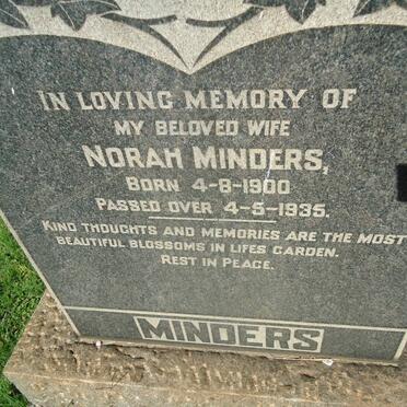 MINDERS Norah 1900-1935