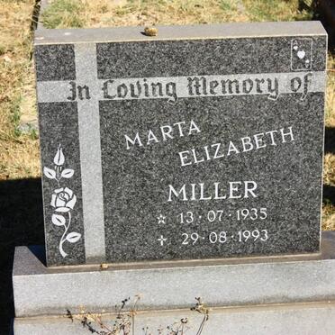 MILLER Marta Elizabeth 1935-1993
