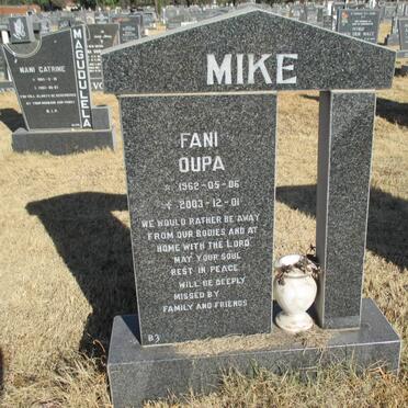 MIKE Fani 1962-2003