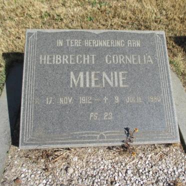 MIENIE Heibrecht Cornelia 1912-1980