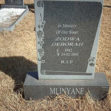 MLINYANE Zodwa Deborah 1942-2002
