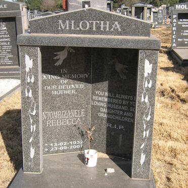 MLOTHA Ntombizanele Rebecca 1932-2007