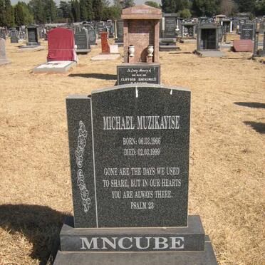 MNCUBE Michael Muzikayise 1966-1999