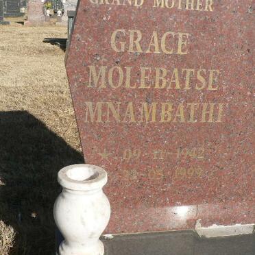 MNAMBATHI Grace Molebatse 1942-1999