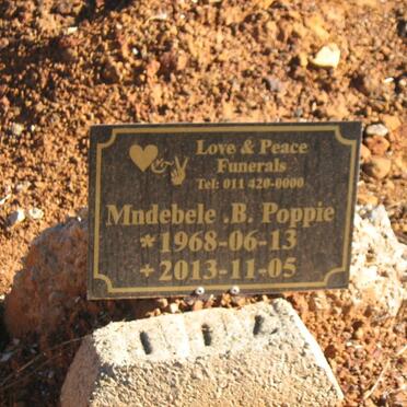 MNDEBELE B. Poppie 1968-2013