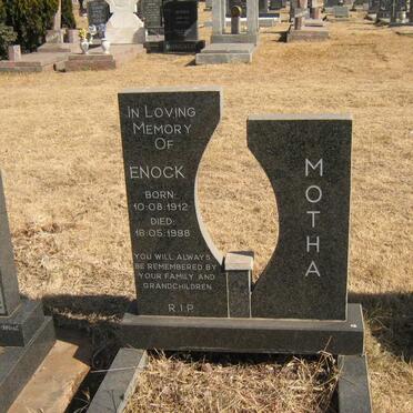 MOTHA Enock 1912-1998