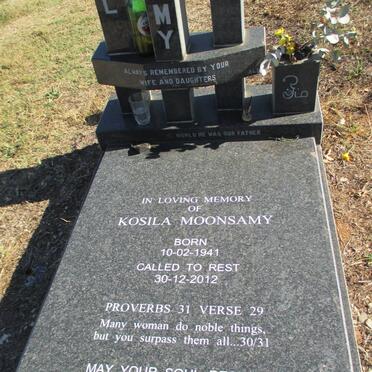MOONSAMY Kosila 1941-2012