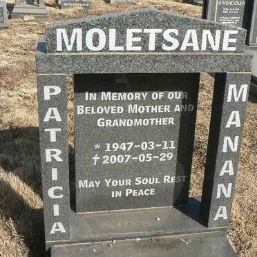MOLETSANE Patricia Manana 1947-2007