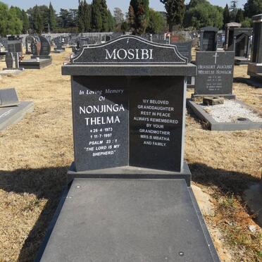 MOSIBI Nonjima Thelma 1973-1997