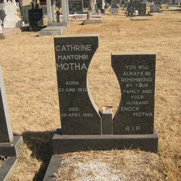 MOTHA Carhrine Mantombi 1913-1995