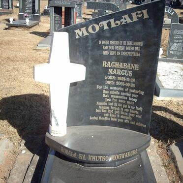 MOTLAFI Rachabane Marcus 1952-2003