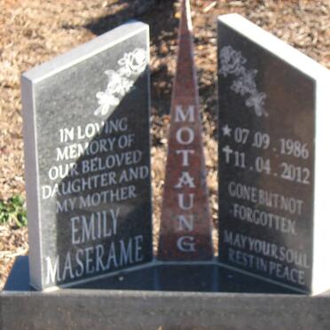 MOTAUNG Emily Maserame 1986-2012
