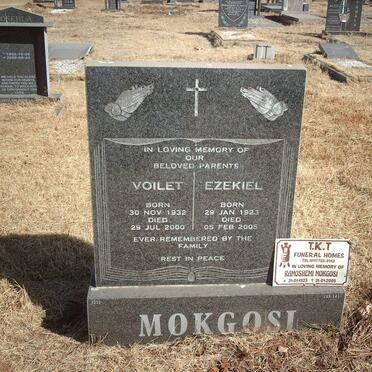 MOKGOSI Ezekiel 1923-2005 &amp; Violet 1932-2000