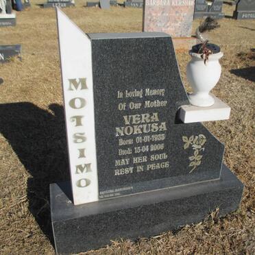 MOTSIMO Vera Nolusa 1933-2006