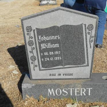 MOSTERT Johannes William 1917-1995
