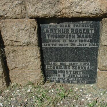 MOSTERT Maria W. 1865-1929